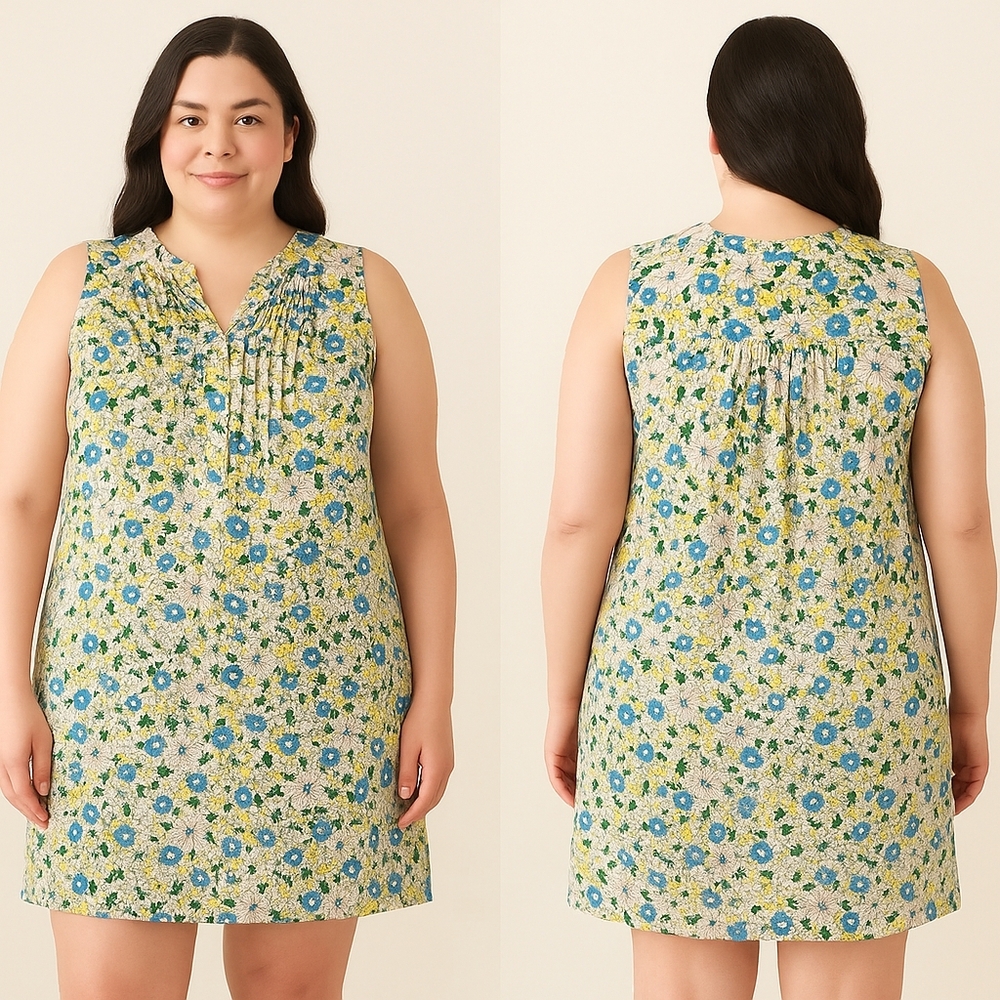 Sonoma Goods for Life Size XL Floral Sheath Tank Dress